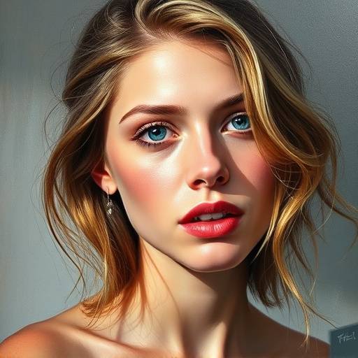 Portrait d'Isabelle Moreau, artiste peintre